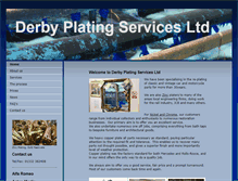 Tablet Screenshot of derbyplating.co.uk